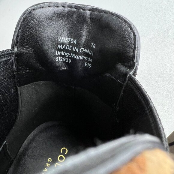 Cole Haan Womens Hara Jaguar Print Haircalf Chelsea Ankle Boots Low Heel size 7B - Picture 16 of 16